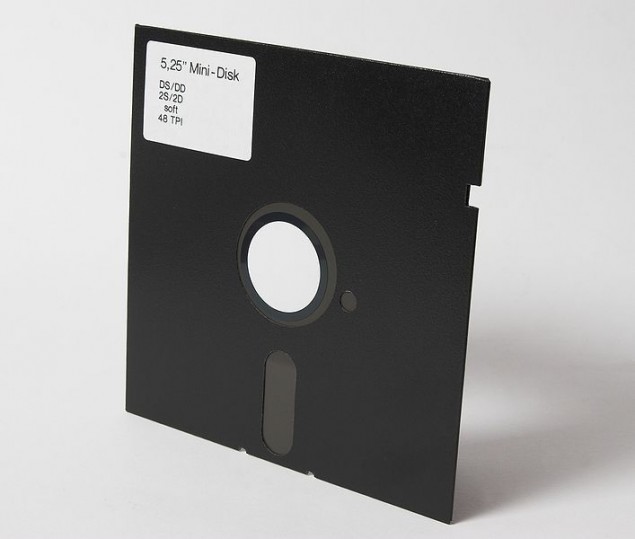 5 1-4 inch floppy disk